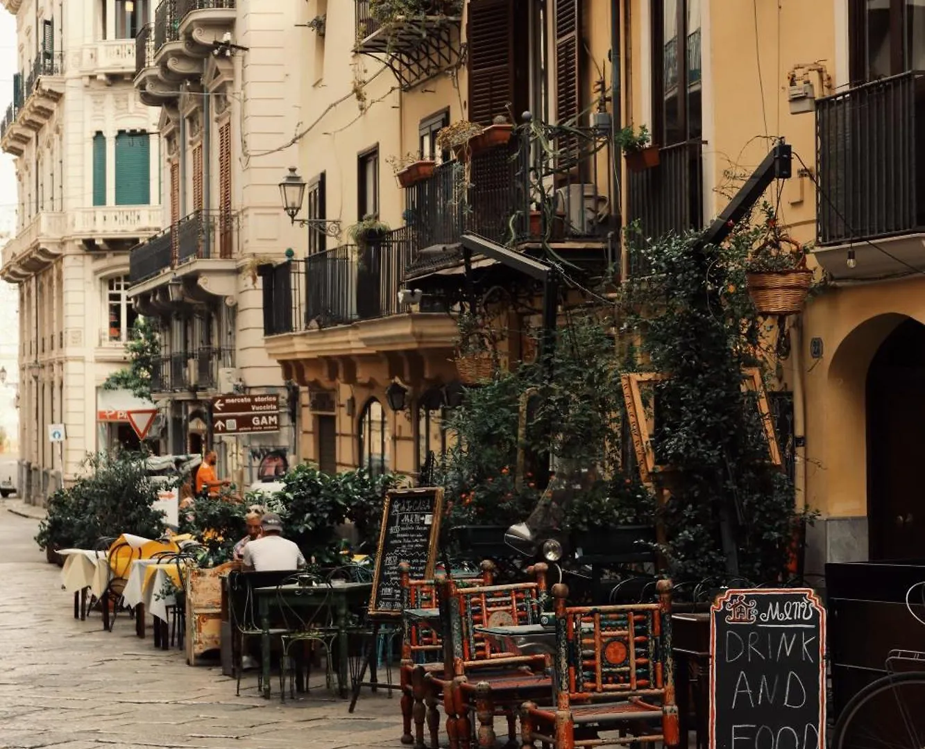 Lägenhet Ballaro'S Vibe Palermo